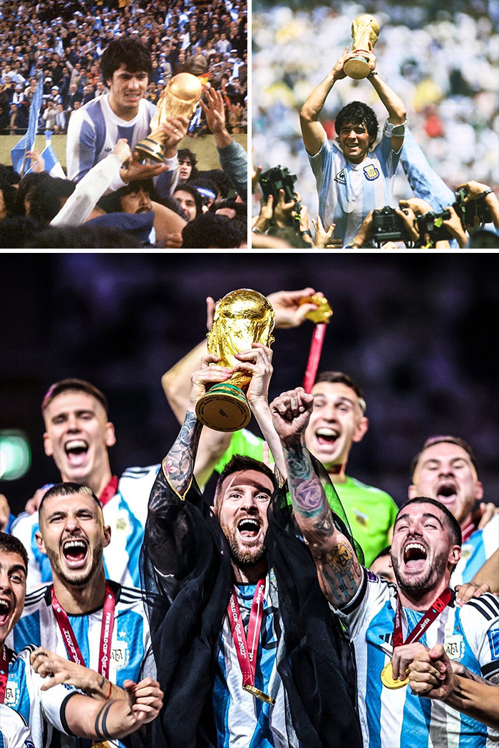 Argentina Has Won 3 World Cups. 1978 - 1986 - 2022