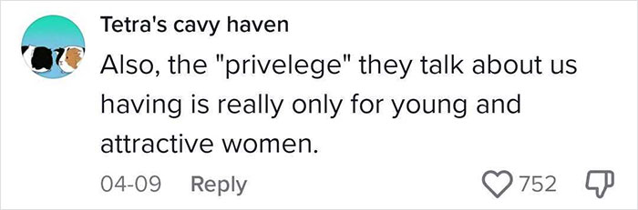 Woman Explains How Ridiculous "Female Privilege" Claims Sound When You Check In With Reality
