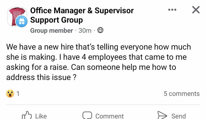 Good! Pay Your Other Employees More!