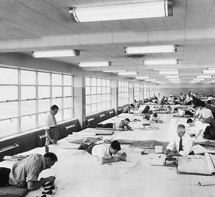Office Life Before The Invention Of Autocad And Other Drafting Softwares