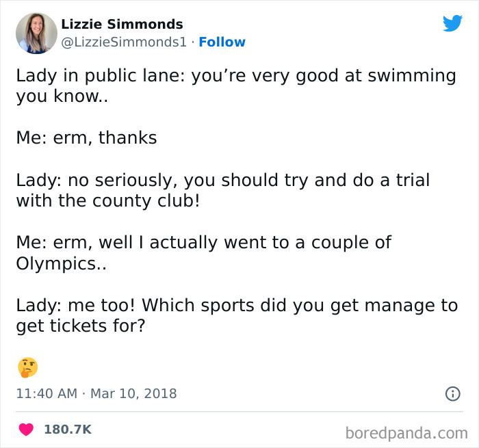 Lady Does A Good Swim