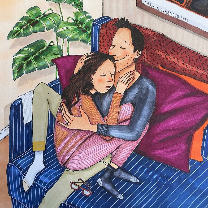 Artist Continues To Share Her Honest Illustrations To Show What Happens In Real Relationships