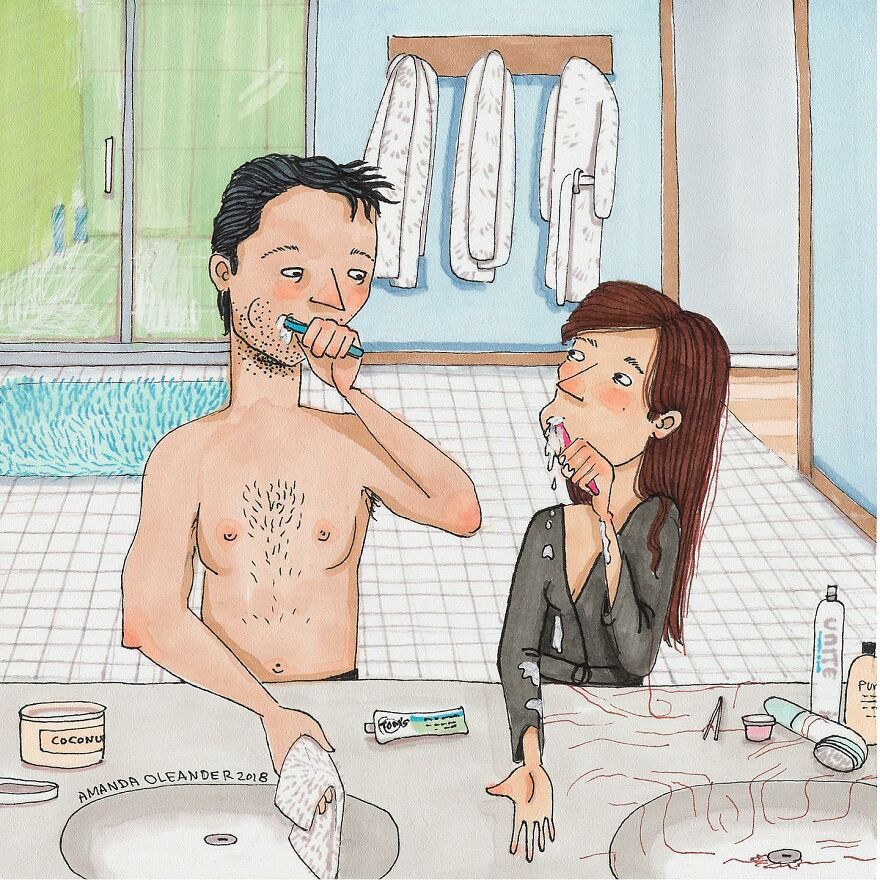 Artist Continues To Share Her Honest Illustrations To Show What Happens In Real Relationships