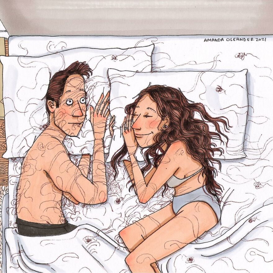 Artist Continues To Share Her Honest Illustrations To Show What Happens In Real Relationships