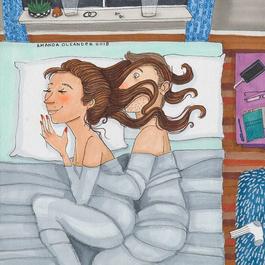 Artist Continues To Share Her Honest Illustrations To Show What Happens In Real Relationships