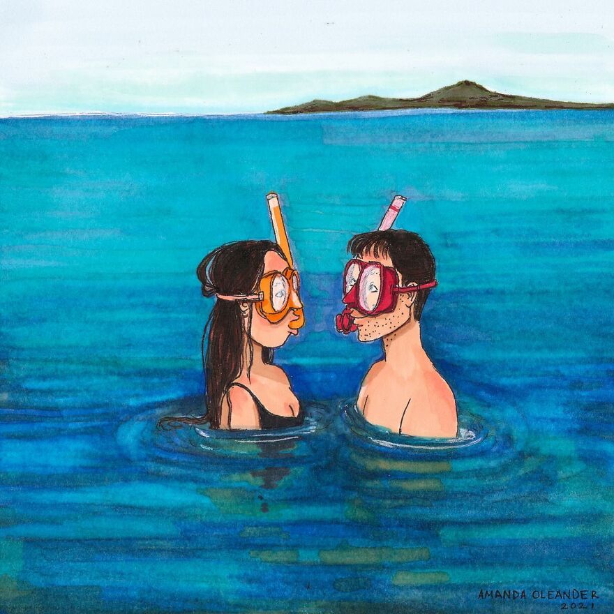 Artist Continues To Share Her Honest Illustrations To Show What Happens In Real Relationships