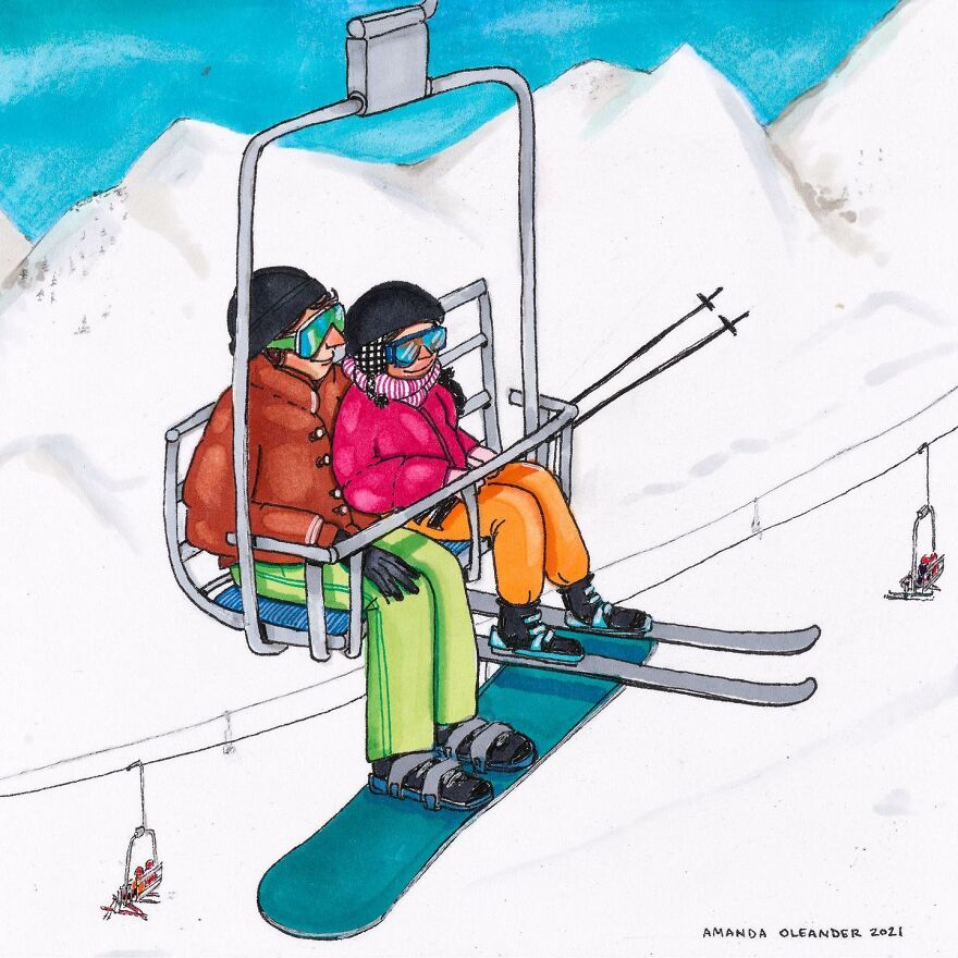 Artist Continues To Share Her Honest Illustrations To Show What Happens In Real Relationships