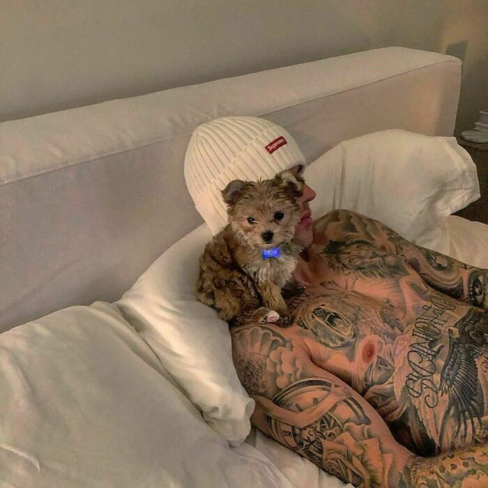 Justin Bieber With Oscar