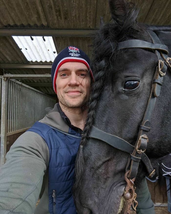 Henry Cavill With Hector
