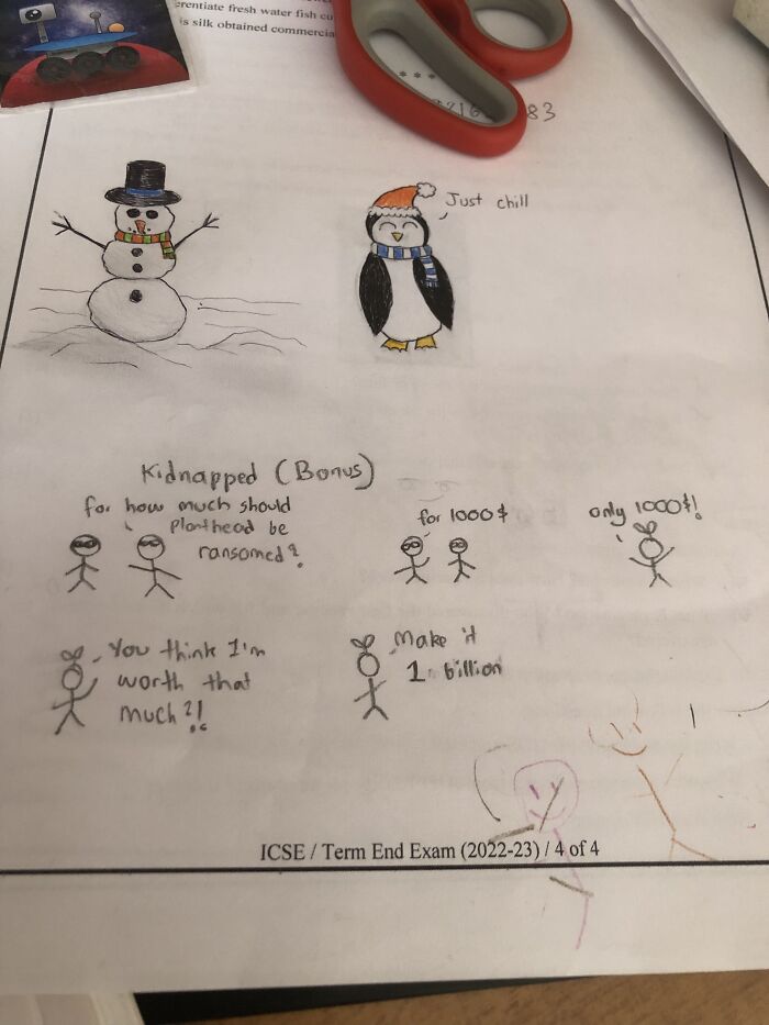 Got Bored During An Exam So I Doodled A Bit