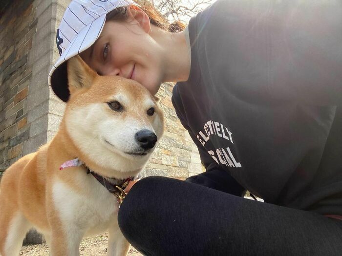 Rachel Brosnahan With Winston