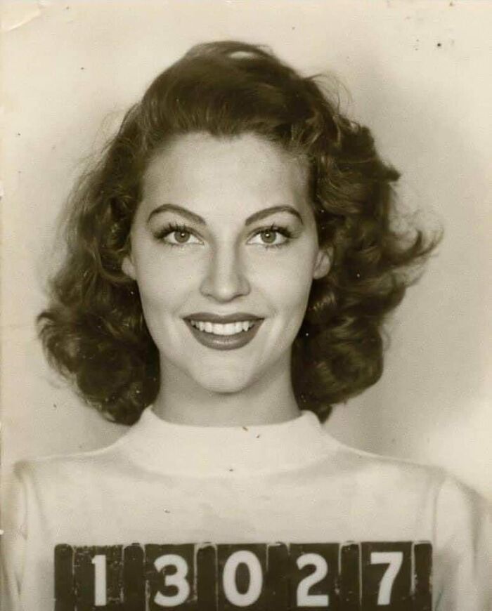 Ava Gardner, Age 19. Photo From Her Mgm Employment Questionnaire In 1942