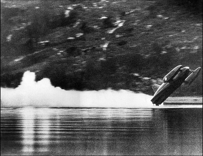 Donald Campbell's Final Moments At Over 300 Mph In His Bluebird In 1967
