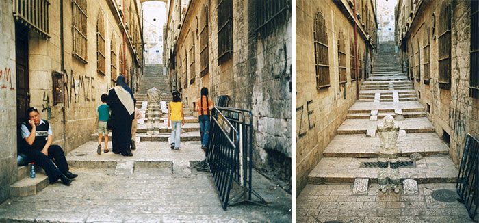 Surveillance Camera Camouflage, Jerusalem, 2006