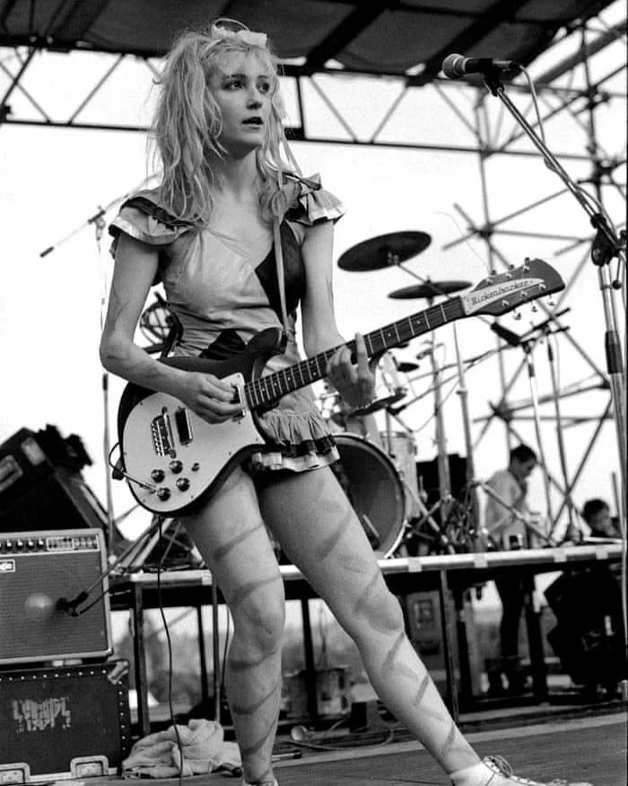 (1980) Punk Legend Viv Albertine Of The Slits Performs At Alexandra Palace In London
