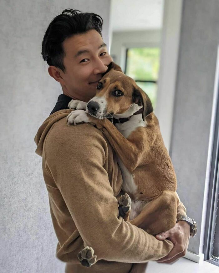Simu Liu With Chopa