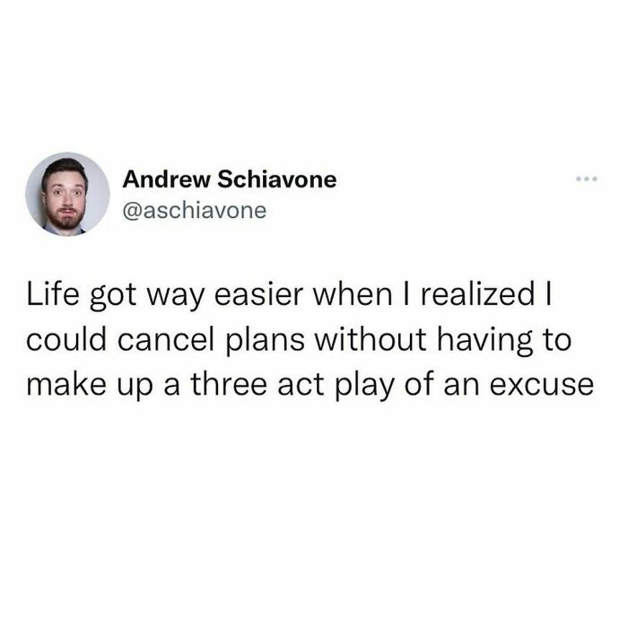 That Lightbulb Moment When I Learned I Can Just Say No From The Jump And Not Have To Feel Bad About Canceling Later On