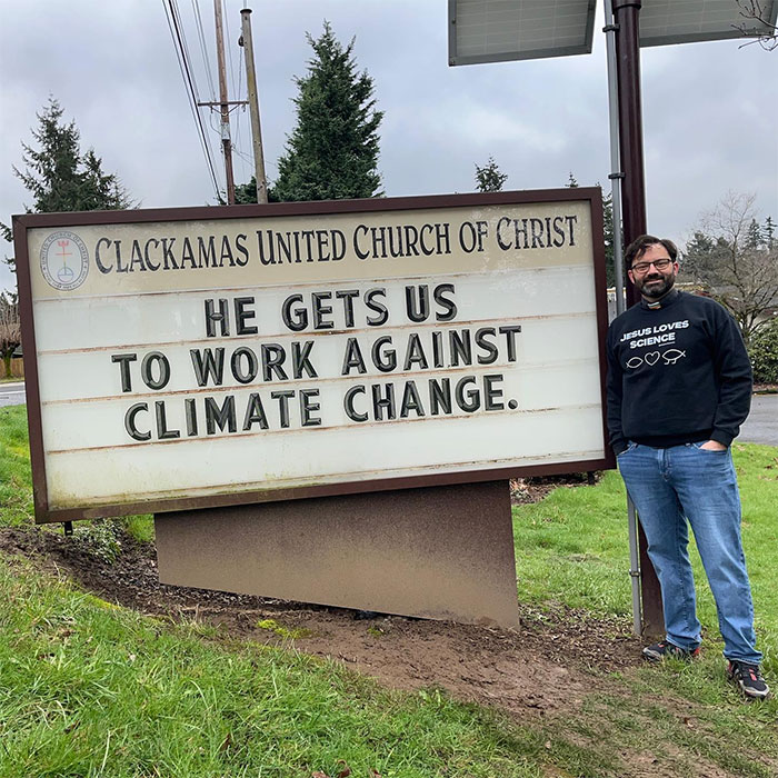 Jesus Gets Us. He Gets Us To Work Against Climate Change