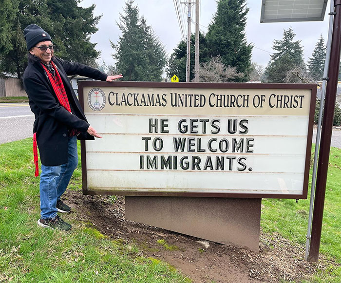 Larry Wants You To Know That Jesus Gets Us. He Gets Us To Welcome Immigrants