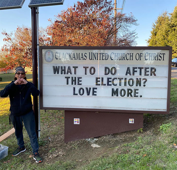 Larry Always Gives Good Advice. What To Do After The Election? Love More