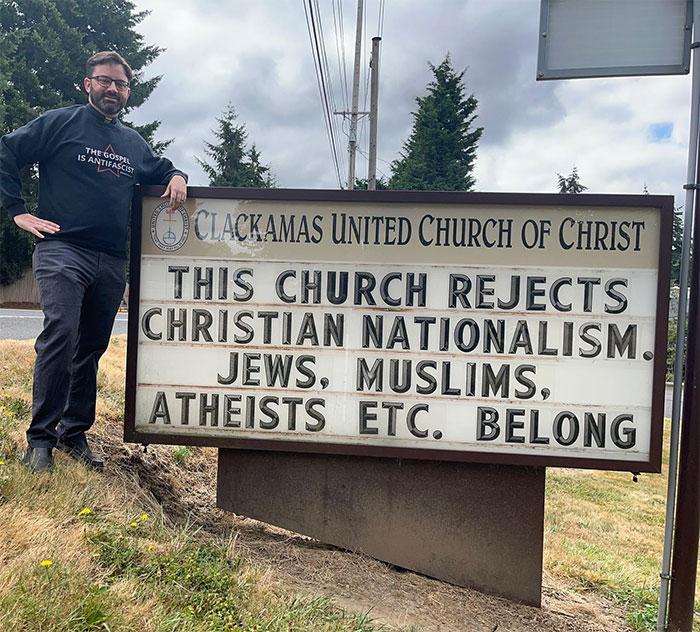 This Church Rejects Christian Nationalism. Jews, Muslims, Atheists, Etc. Belong
