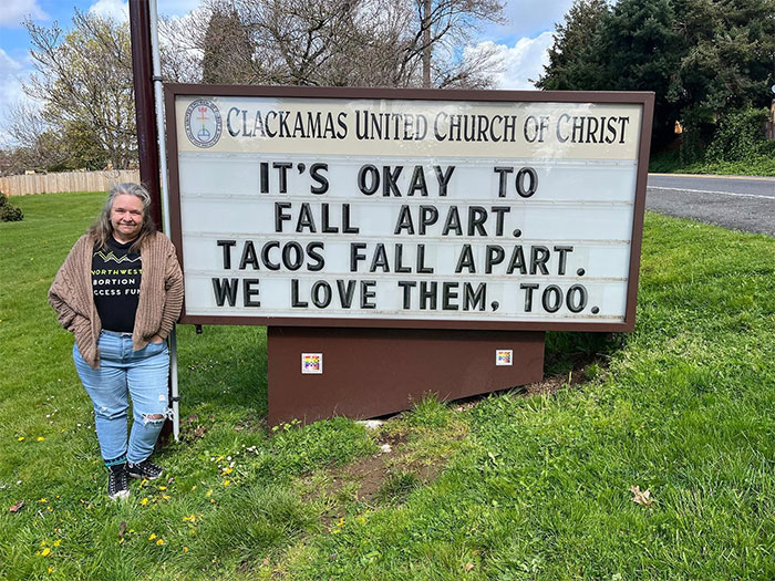 Erika Wants You To Know That It's Okay To Fall Apart. Tacos Fall Apart. We Love Them, Too