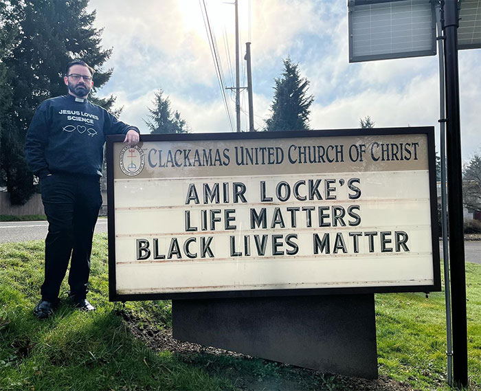 Amir Locke's Life Matters. Black Lives Matter