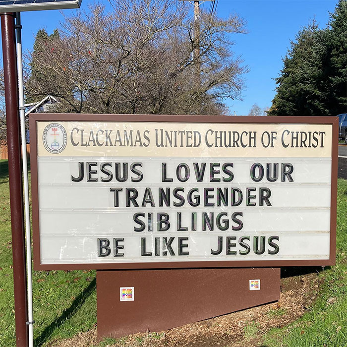 Jesus Loves Our Transgender Siblings. Be Like Jesus