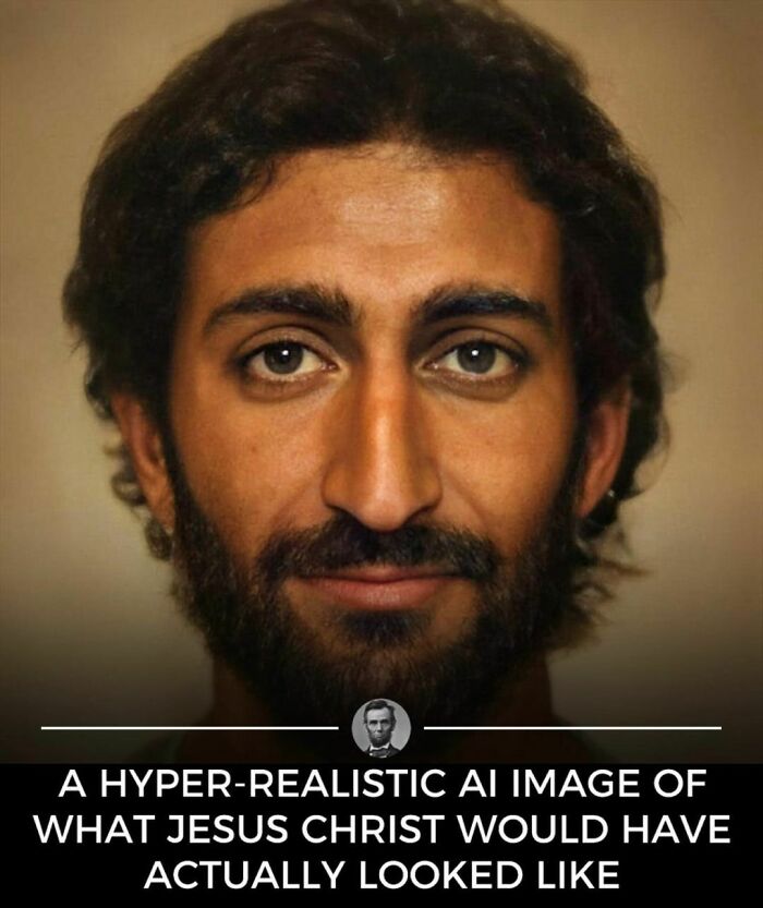 A Portrait Of Jesus Christ Was Created Using Artificial Intelligence By Combining Traditional Iconography With Information About Jesus' Ethnicity And Culture During The Time And Region In Which He Lived