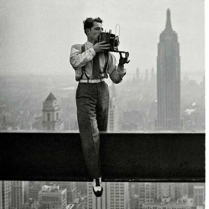 Charles Ebbets, Credited With Taking The Iconic Photograph 'Lunch Atopa Skyscraper' (1932)