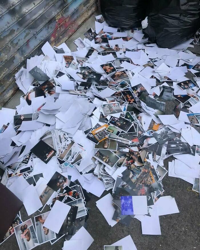 Literal Photo Dump! There's Hundreds And Hundreds Of Super Cool Disposable Pics On The Corner Of Broadway And Belvidere In Brooklyn! 