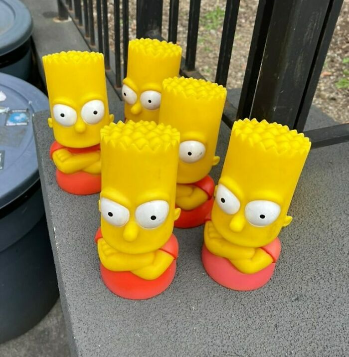 Ay, Caramba! Give Bart Simpson Coin Banks! Middle Of Woodbine, Between U Irving And Knickerbocker