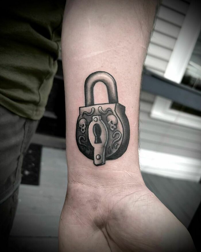 Wrist lock tattoo