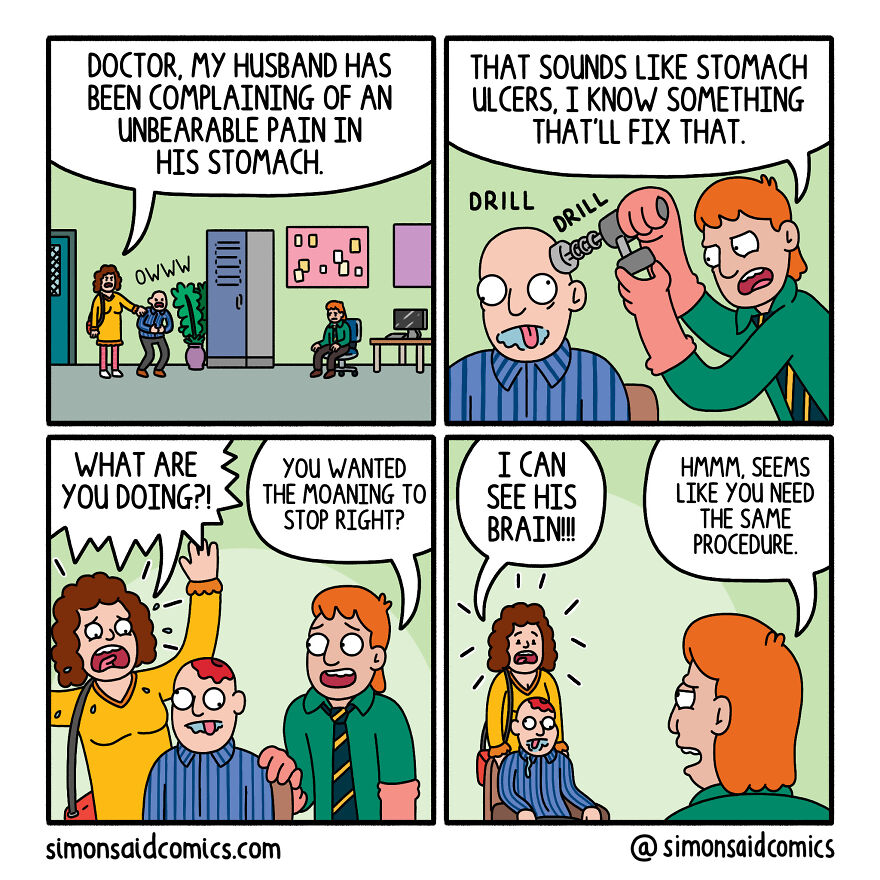 30 Humourous Comics That I Hope Will Tickle Your Funny Bone By Simon Johnson