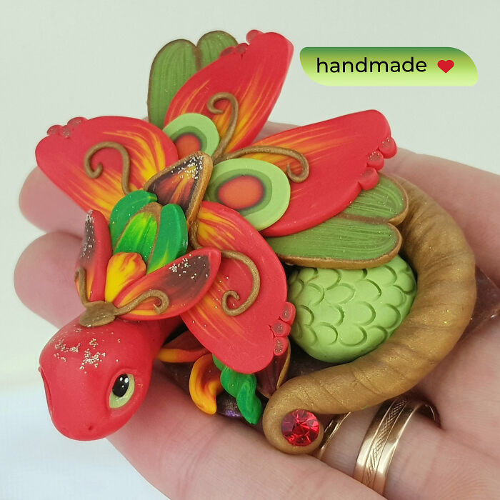 I Create Cute Dragons From Polymer Clay I Create Cute Dragons From Polymer Clay