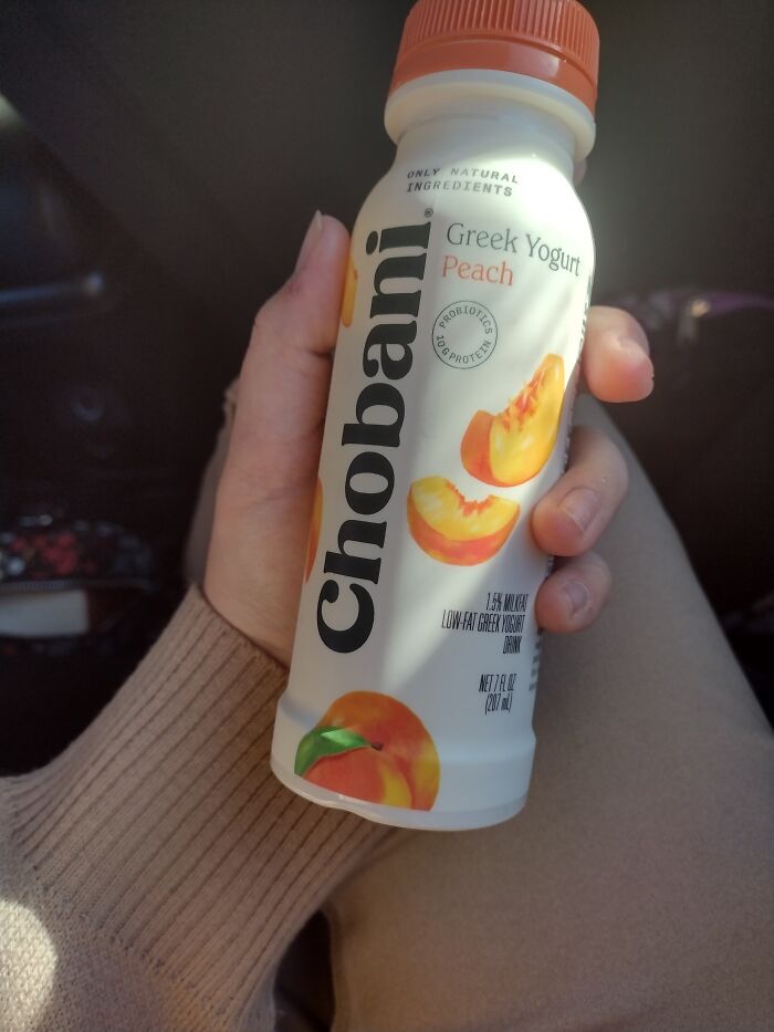 Chobani Yogurt Drink Thingy (Peach)
