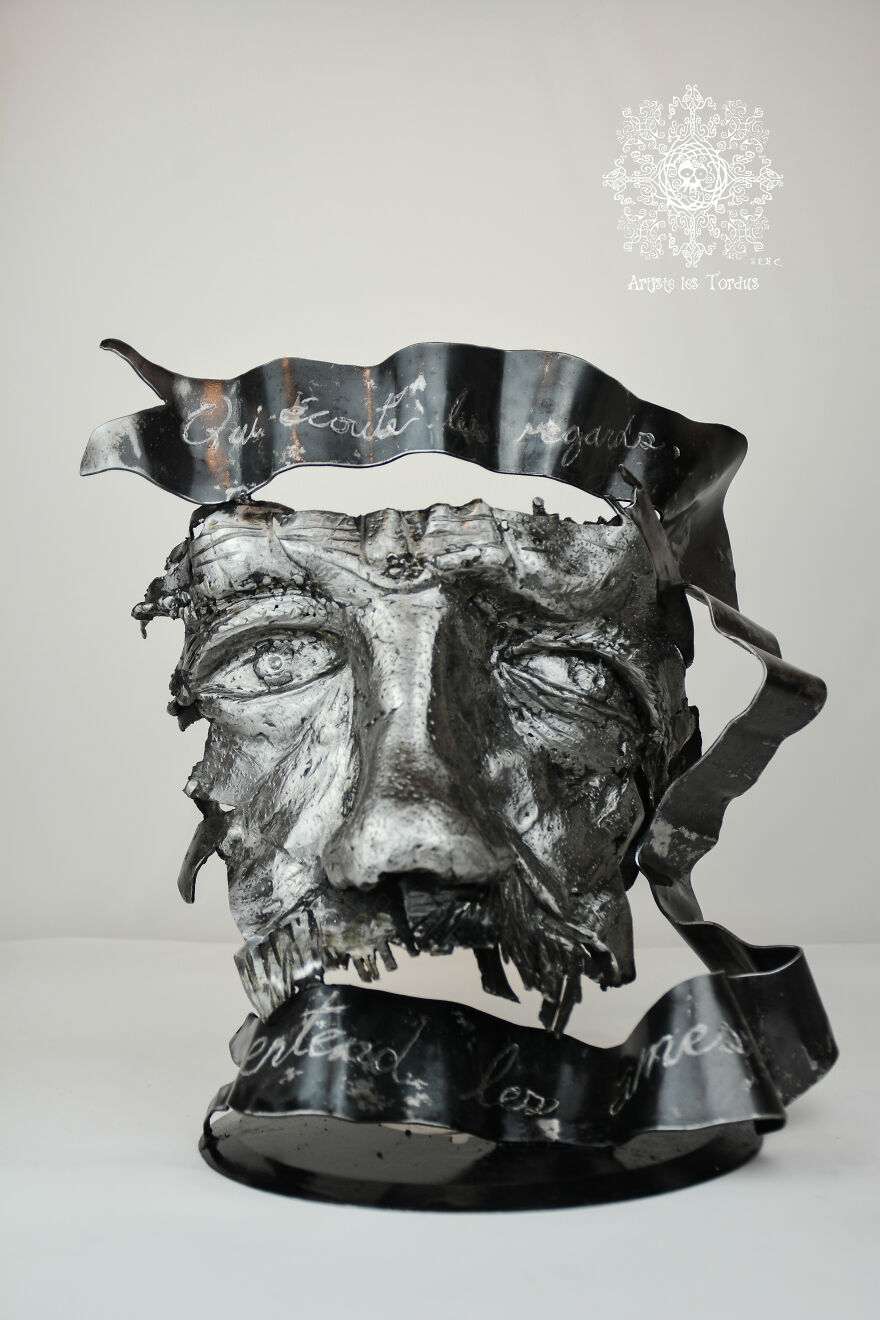 Sculpture Nomm&eacute;e "Regard D&rsquo;&acirc;mes"