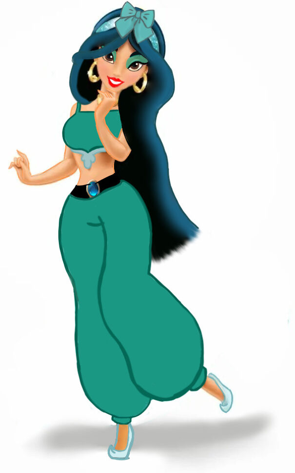 This Is Jasmine From "Aladdin" Turned..less Girly😅 Using Ibis Paint