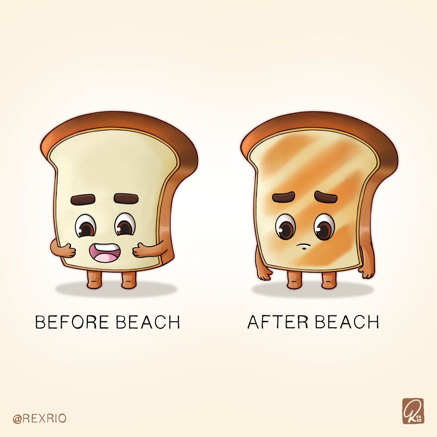 Toast Remind Me Of Sunburn Toast Remind Me Of Sunburn