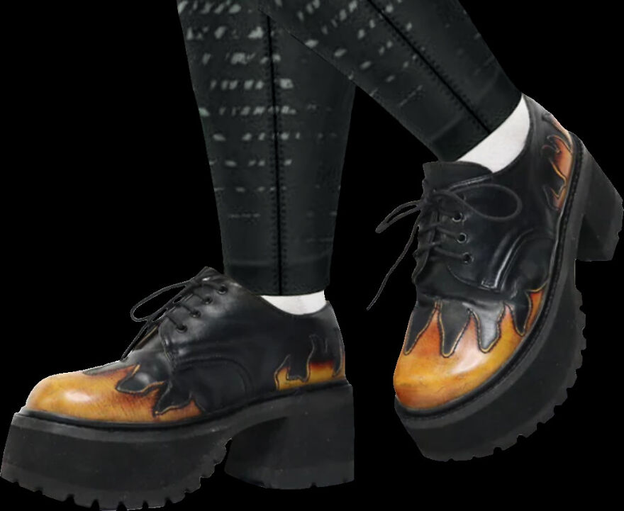 My Flaming Platform Shoes