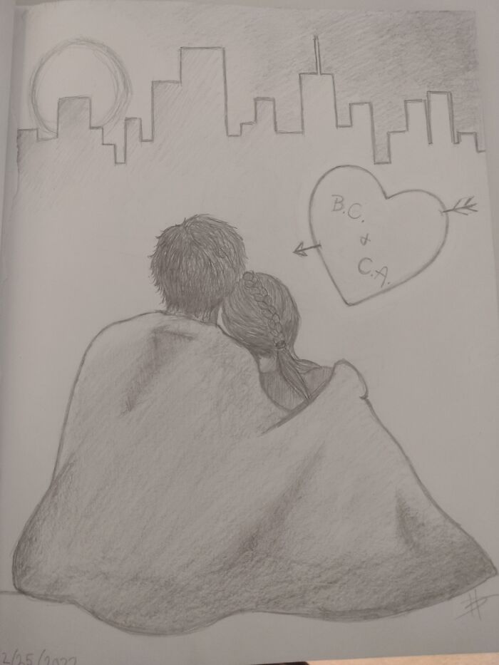 This Is Another One Of Mine, Drew This Around Valentine's Day Last Year