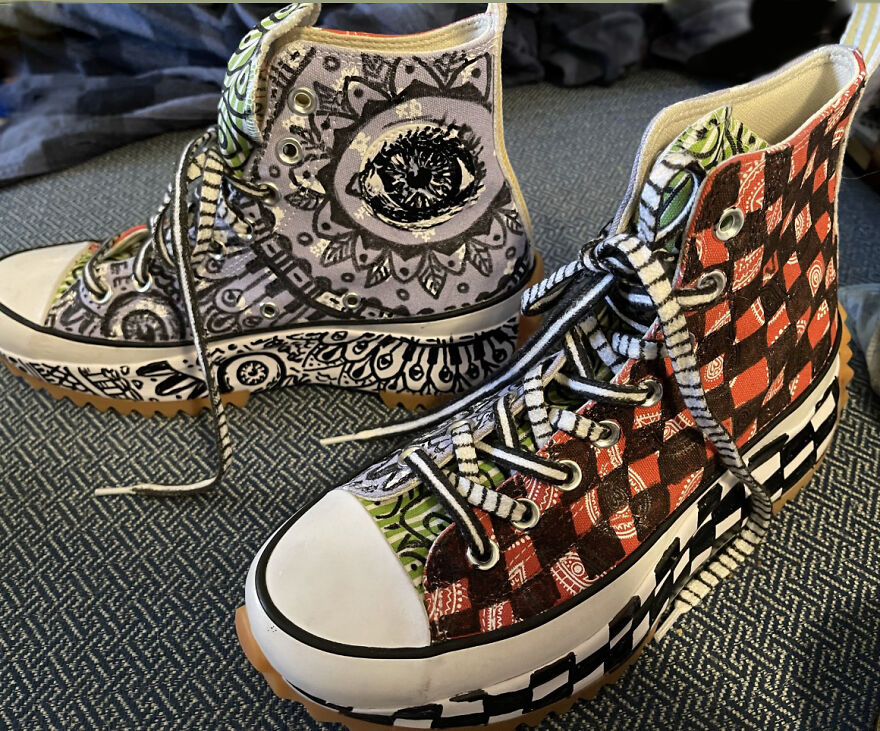 Cool Shoes I Did For My Super Cool Son