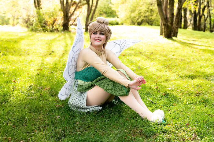 Tinkerbell Was My First (And Probably Last) Attempt At Crocheted Wings
