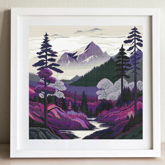 Landscape In Cross-Stitch Patterns (10 Pics)