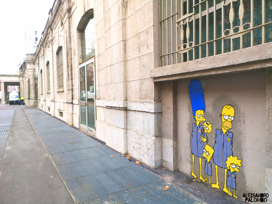 The Simpsons Holocaust Mural Was Targeted By 'Anti-Semitic' Vandalists At Shoah Memorial Museum In Milan (9 Pics) The Simpsons Holocaust Mural Was Targeted By 'Anti-Semitic' Vandalists At Shoah Memorial Museum In Milan (9 Pics)