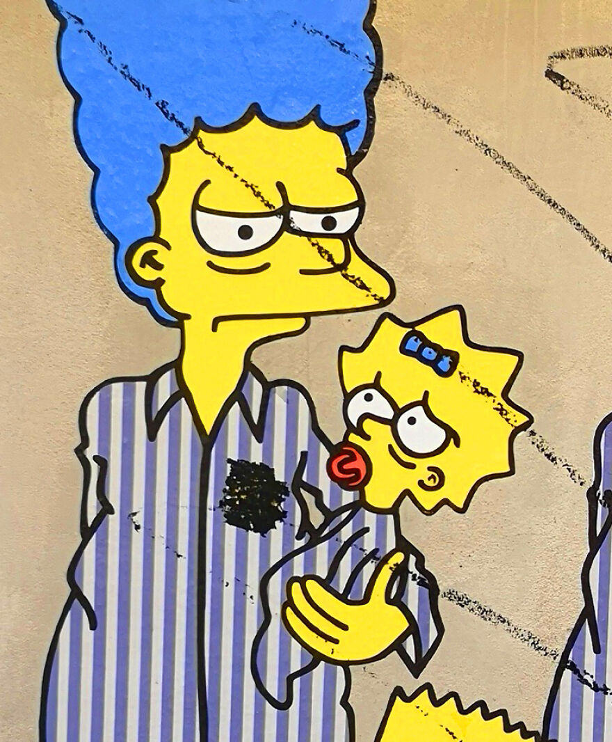 The Simpsons Holocaust Mural Was Targeted By 'Anti-Semitic' Vandalists At Shoah Memorial Museum In Milan (9 Pics) The Simpsons Holocaust Mural Was Targeted By 'Anti-Semitic' Vandalists At Shoah Memorial Museum In Milan (9 Pics)