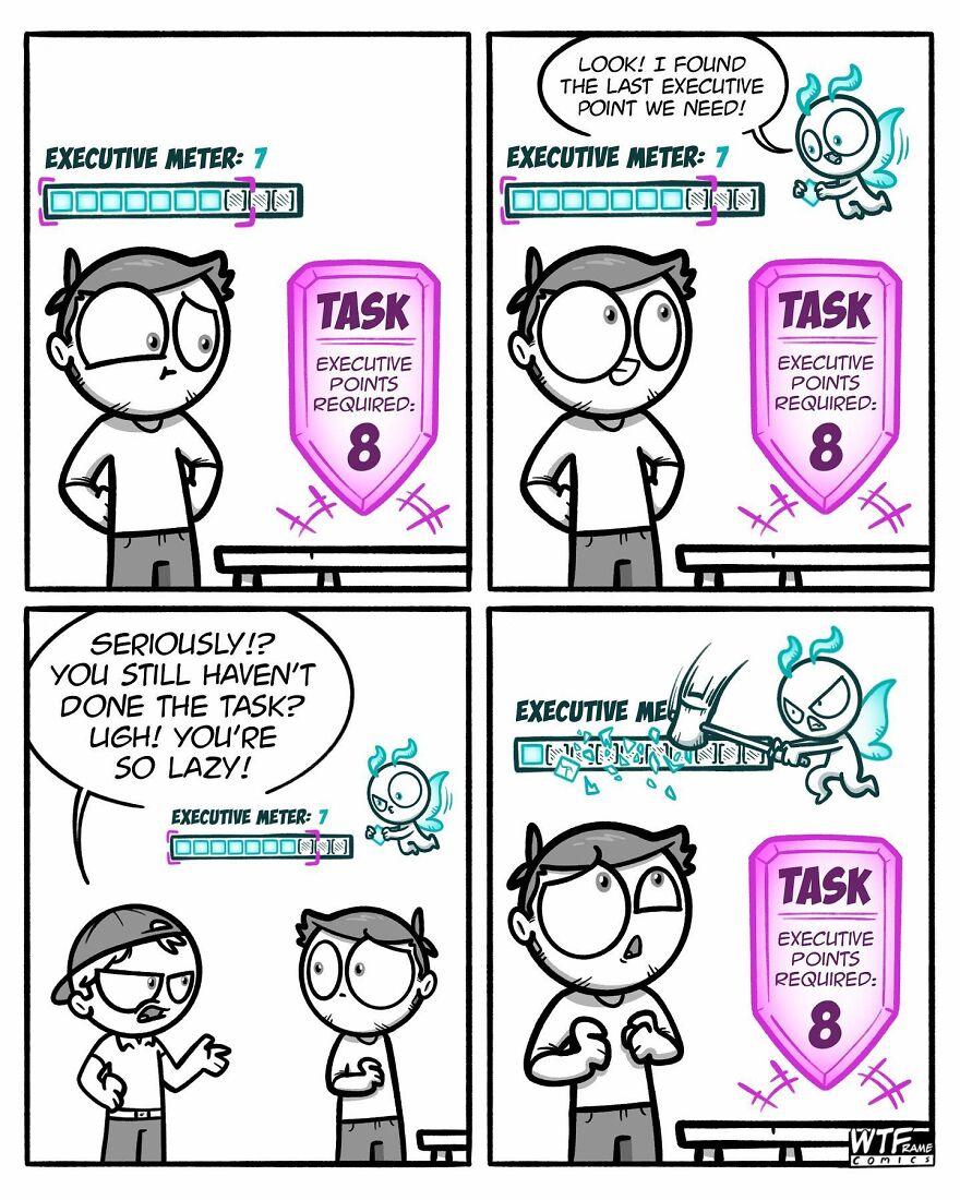 New Weirdly Funny Comics From Artists With Adhd That Are Impossible Not To Laugh