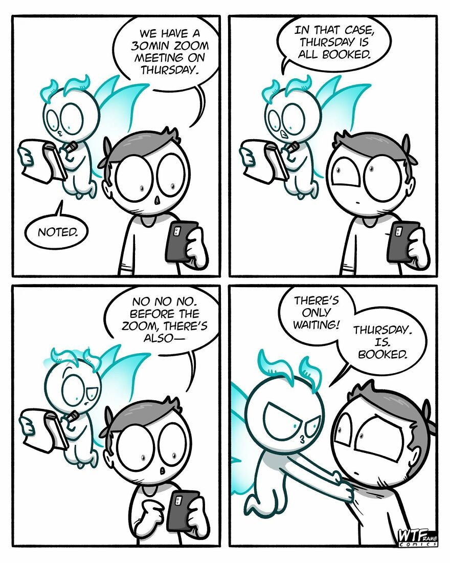 New Weirdly Funny Comics From Artists With Adhd That Are Impossible Not To Laugh