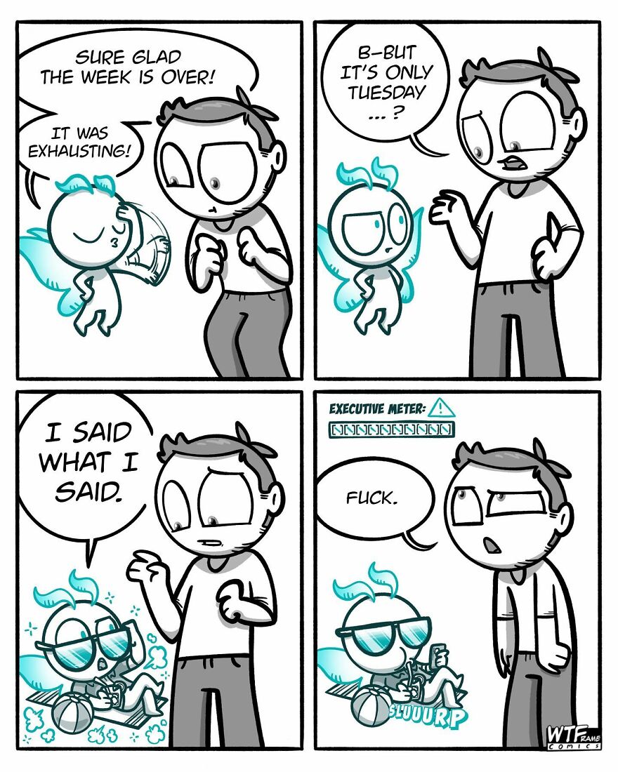 New Weirdly Funny Comics From Artists With Adhd That Are Impossible Not To Laugh