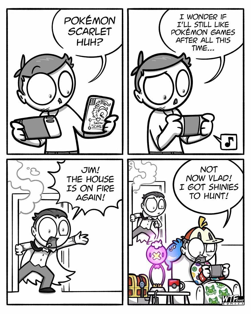 New Weirdly Funny Comics From Artists With Adhd That Are Impossible Not To Laugh